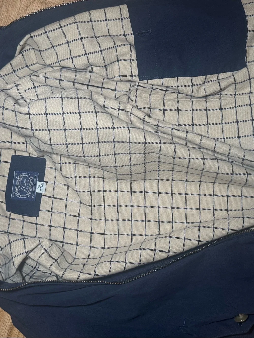 J. Crew Navy Bomber Jacket